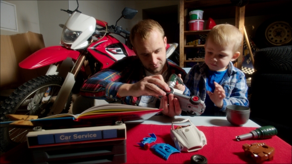 Assembling The Toy Car