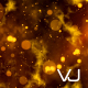 Golden Sparkling Lights Motion Background - VideoHive Item for Sale
