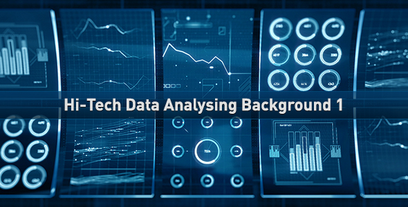 Hi-Tech Data Analysing Background 1