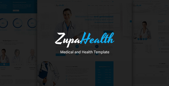 ZupaHealth - Medycyna i zdrowie Szablon PSD