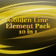 Golden Line Element Pack - VideoHive Item for Sale