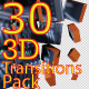 30 3D Transitions Pack - VideoHive Item for Sale