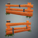 Low Poly Farm Fence - 3DOcean Item for Sale