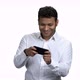 Funny Businessman Playing Game on His Phone - VideoHive Item for Sale