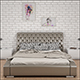 Bed ESF 1397 - 3DOcean Item for Sale