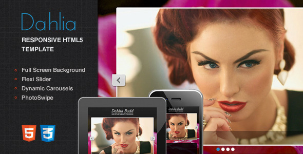 Dahlia - Responsive Html5 One Page Template