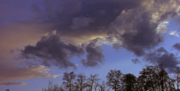 Time lapse of Clouds Over Forest 2