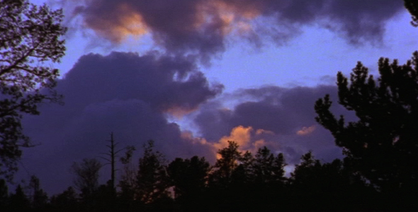 Time lapse of Clouds Over Forest 3