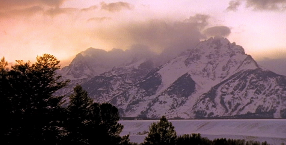 Grand Tetons at Sunset alt