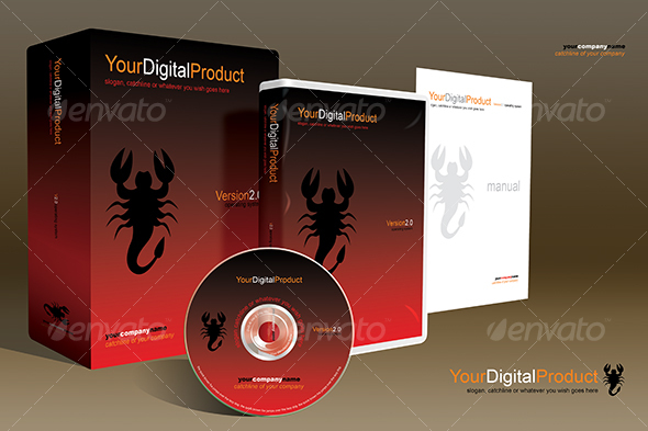 softbox - digital product packagin mockup