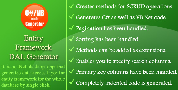 Entity Framework DAL Generator