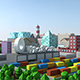 Low Poly City - 3DOcean Item for Sale