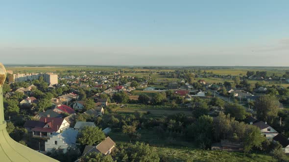 City Landscape with a Beautiful Church alt