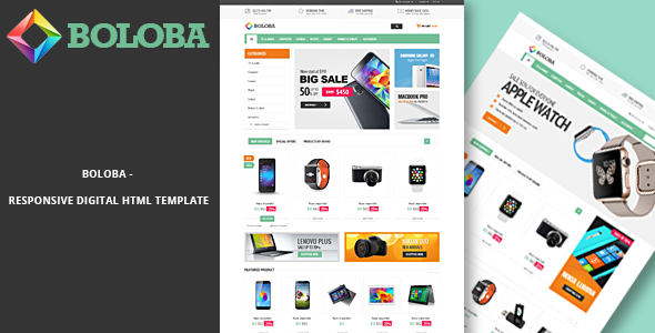 Boloba - Electronics Store eCommerce HTML Template