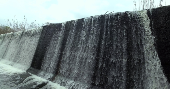 Small Mountain Waterfall 