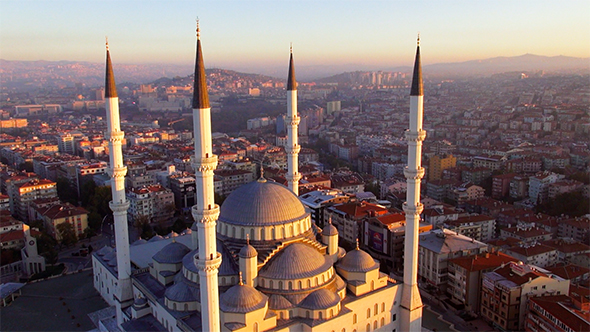 Flying Over the Mosque -4-