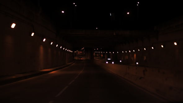 Driving In Tunnel