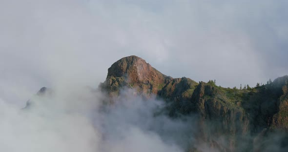 Severe Desert Mountain Landscape