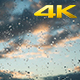 Clouds at Sunset Move Across the Sky. Raindrops on a Window. After the Rain - VideoHive Item for Sale