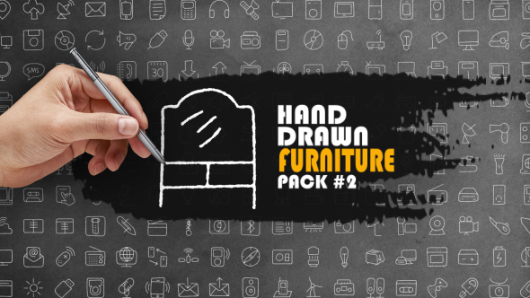 Hand Drawn Furniture Pack 2