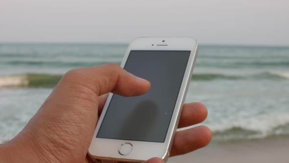 Smartphone Beach