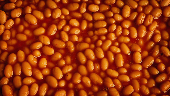 Baked Beans In Tomato Sauce Rotating