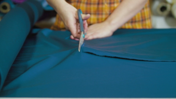 Tailors Cutting Supplies For Sewing Shirt