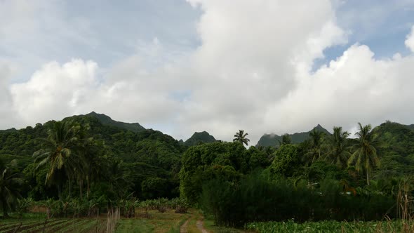 Landscape Time lapse from Rarotonga Cook Islands