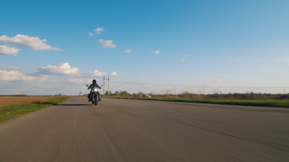 The Sky, The Road And The Bike