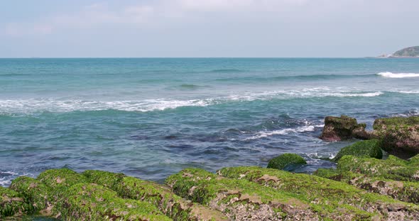 Laomei Green Reef in Taipei City of Taiwan