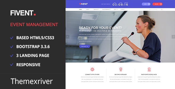 Fivent - Event HTML Template