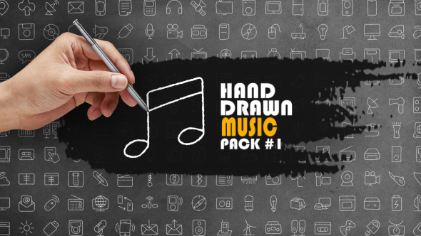 Hand Drawn Music Pack 1