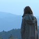Girl On Mountains - VideoHive Item for Sale