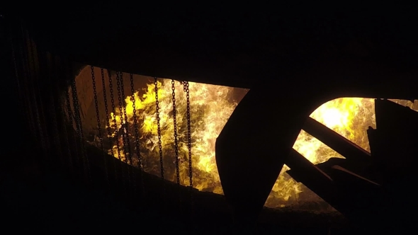 The Burning Coals In The Furnace