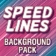 Speed Lines Background Pack - VideoHive Item for Sale