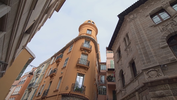 Narrow Street In Monaco