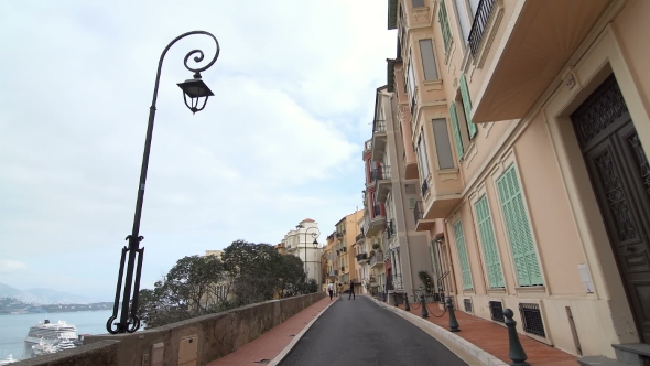 Narrow Street In Monaco