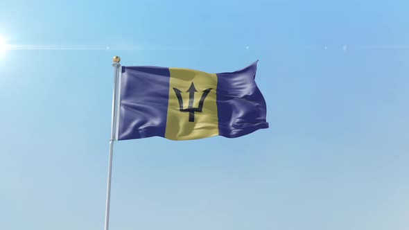 Barbados  Flag 