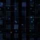 Blue Numbers Moving On Black Background - VideoHive Item for Sale