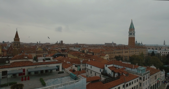 Beautiful Venice Cityscape Panorama