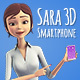 Sara 3D Character with Smartphone - Female Presenter for Mobile App - VideoHive Item for Sale