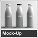 Milk Bottle Packaging Mock-Up - GraphicRiver Item for Sale