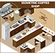 Isometric Coffee Shop - GraphicRiver Item for Sale