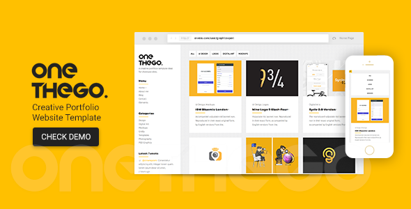 OneTheGo | Creative Agency Showcase Responsive Site Template