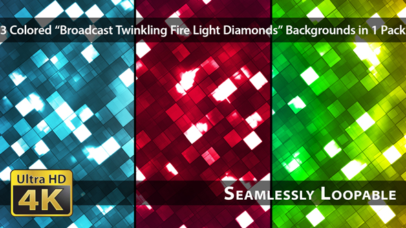 Broadcast Twinkling Fire Light Diamonds - Pack 02