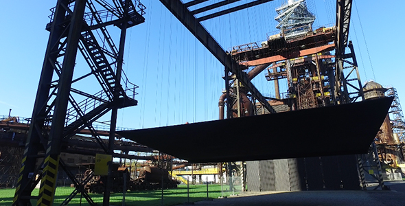 Blast Furnace At Old Metallurgical Plant