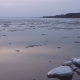  Evening Ice Drift On The River. In The Spring The Ice Floats On The River - VideoHive Item for Sale