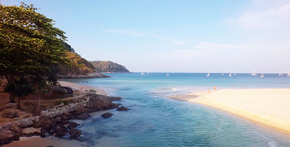 Aerial View Phuket Beach 5