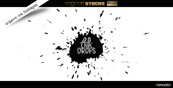 Organic Ink Drops 01