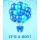 It's a Boy Baby Shower Background - GraphicRiver Item for Sale